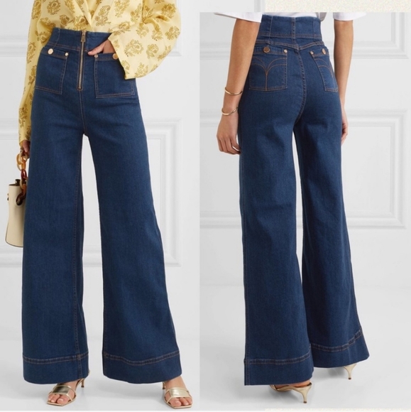 Alice McCall Denim - Alice McCall Jeans -  Bluesy Wide Leg High Rise Women's Size 8